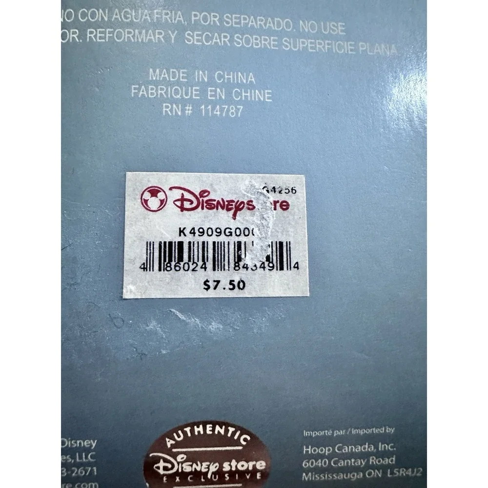 Disney Store Girls' Silver Glitter Stars Printed Nylon Tights 10-12‎ Cinderella